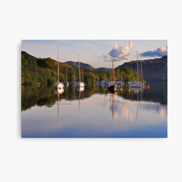 Yachts on Ullswater Canvas Print