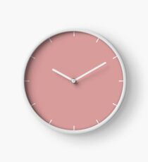 Gepresste Rose | Pantone Modefarbe | Frühling: Sommer 2019 | London | Einfarbig Uhr