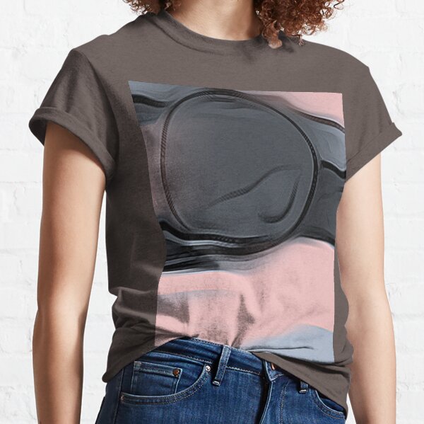 MOON OVER SERENITY BAY - GRAPHIC PINK - ROSE QUARTZ AND SERENITY BLUE AND GREY COLOR OF THE YEAR 2016 Classic T-Shirt