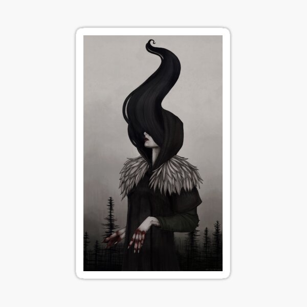 Amidst The Fog Sticker