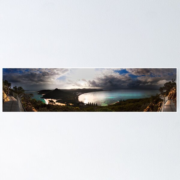 Item preview, Panoramic of Tommaree Headland in Port Stephens designed and sold by damienlee.
