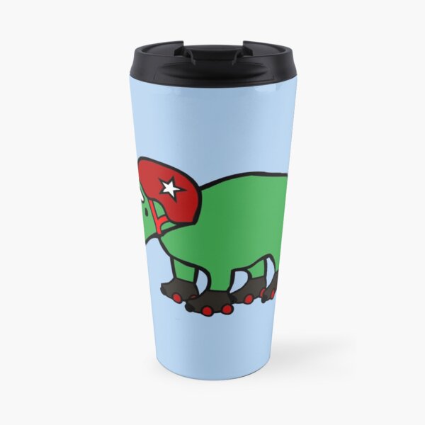 Roller Derby Triceratops Travel Mug