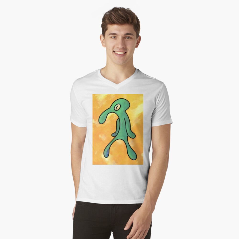 Vista previa del artículo con la obra «Camiseta de cuello en V», diseñado y vendido por jerryboo.