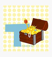 t for treasure Photographic Print