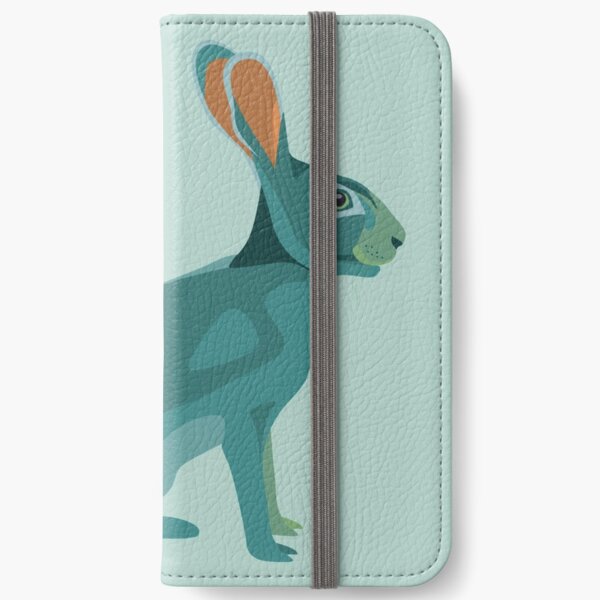 Green Hare iPhone Wallet
