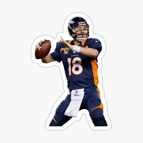 STICKER Peyton Manning Color Blast Black Obsidian 2021 -   Israel