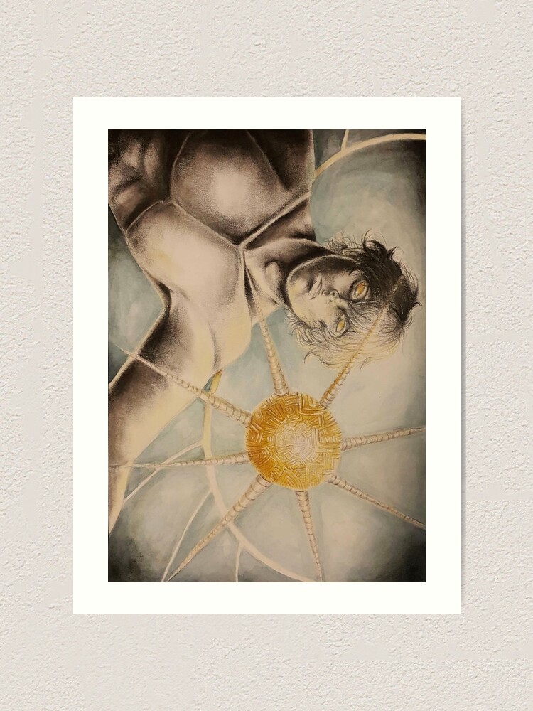 Icarus And The Sun Art Print By Gtoraverse Redbubble