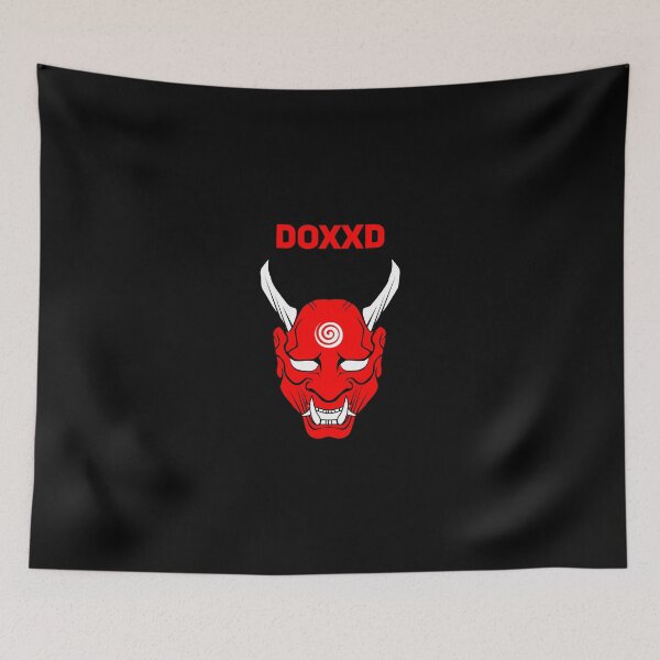 Item preview, Red Oni Japanese Demon Horns DOXXD designed and sold by Joepseudo.