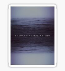 The end Sticker