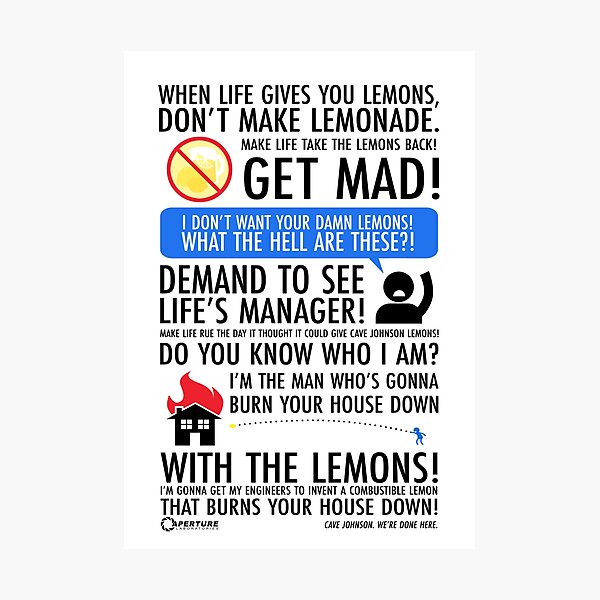 When Life Gives You Lemons Photographic Print