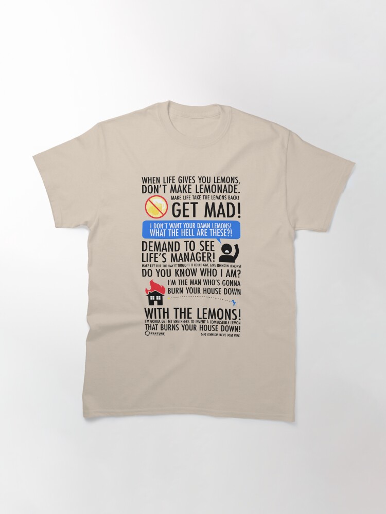 "When Life Gives You Lemons" Tshirt by jerryboo Redbubble