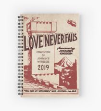 LOVE NEVER FAILS (VINTAGE WT) Spiral Notebook