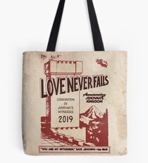 Bolsa de tela El amor nunca falla (VINTAGE WT)