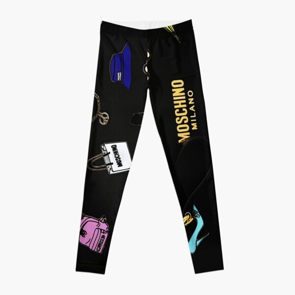 Moschino Milano Fashion Collages Leggings