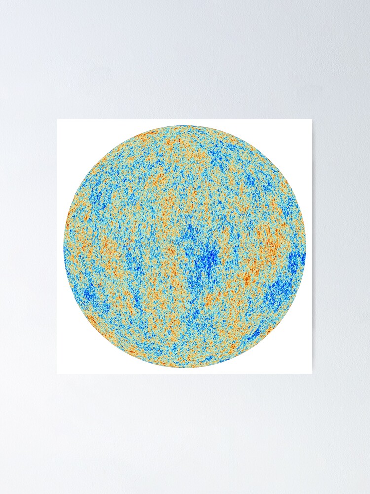 Alternate view of The Cosmic Microwave Background (CMB, CMBR) #Cosmic #Microwave #Background #CMB CMBR Poster