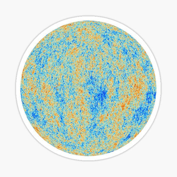 The Cosmic Microwave Background (CMB, CMBR) #Cosmic #Microwave #Background #CMB CMBR Sticker