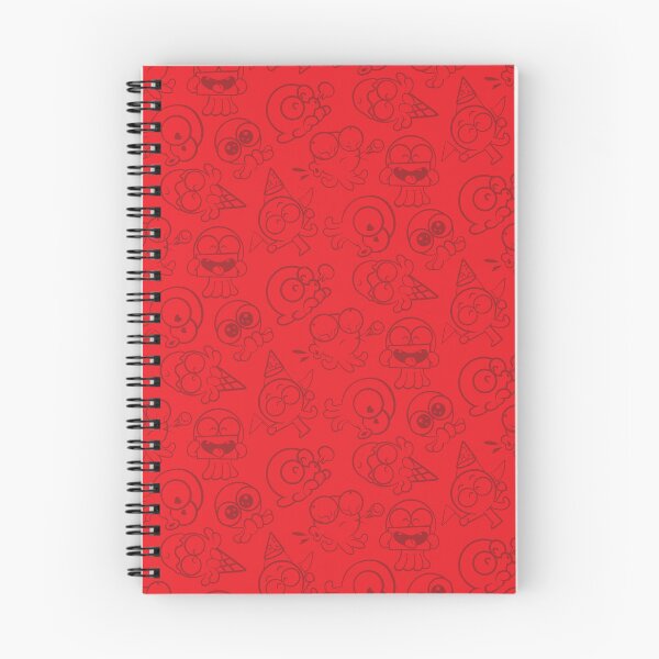 Item preview, Funny Octopus Cartoon Expressions Pattern (Red) designed and sold by Kokonuzz.