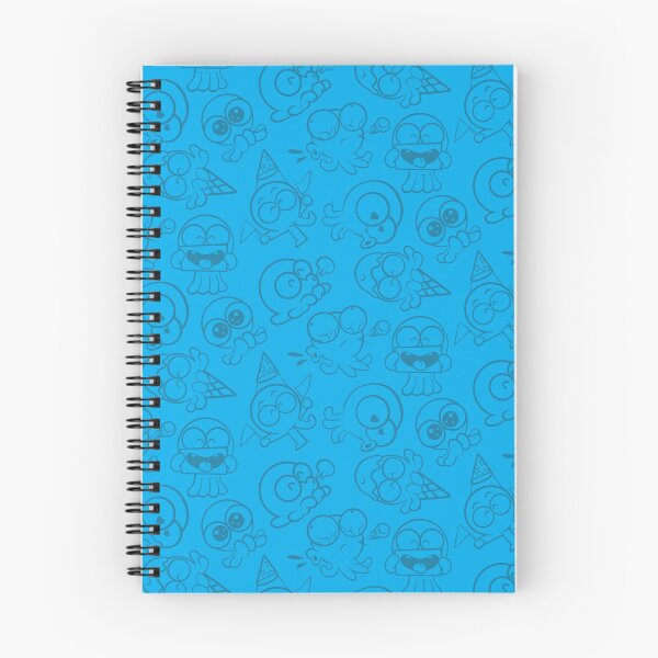 Item preview, Funny Octopus Cartoon Expressions Pattern (Blue) designed and sold by Kokonuzz.