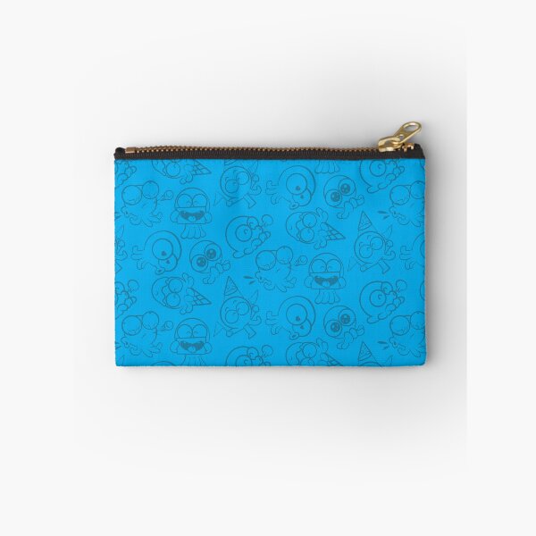 Item preview, Funny Octopus Cartoon Expressions Pattern (Blue) designed and sold by Kokonuzz.
