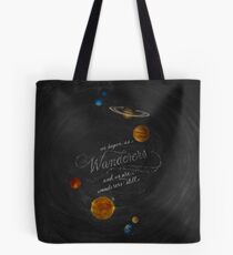 Wanderers - Carl Sagan Chalk Art Tote Bag