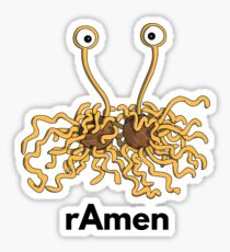 Flying Spagetti Monster pastafarianism Skeptic Atheist Sticker