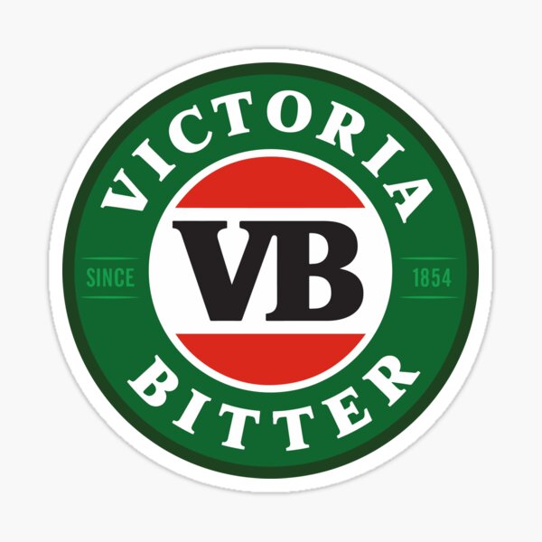VB Victoria Bitter Beer Sticker
