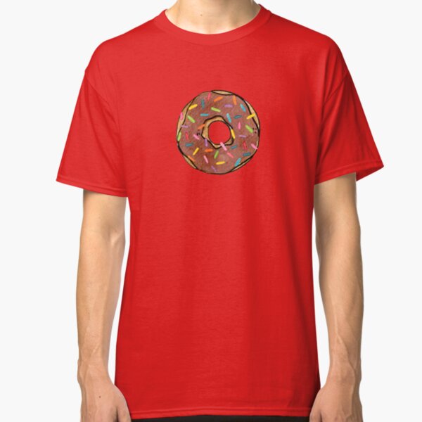 Chocolate Donuts on Pink - Small Classic T-Shirt