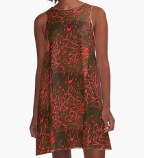 Disco Inferno A-Line Dress