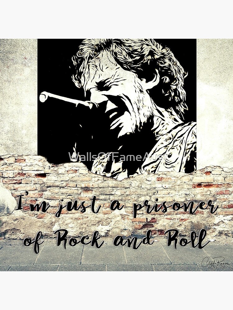 Banksy, Springsteen Tribute. Just A Prisoner Of Rock and Roll. WallsOfFameAust by WallsOfFameAust