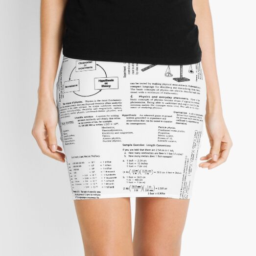 General #Physics. Chapter 1. Physics, the Fundamental #Science #GeneralPhysics #FundamentalScience  Mini Skirt