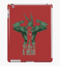 Du kannst ein Held sein iPad-Hülle & Klebefolie