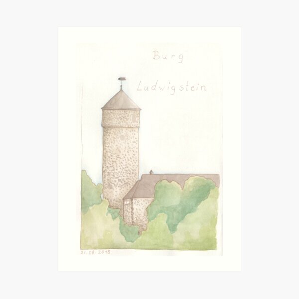 Burg Ludwigstein Kunstdruck