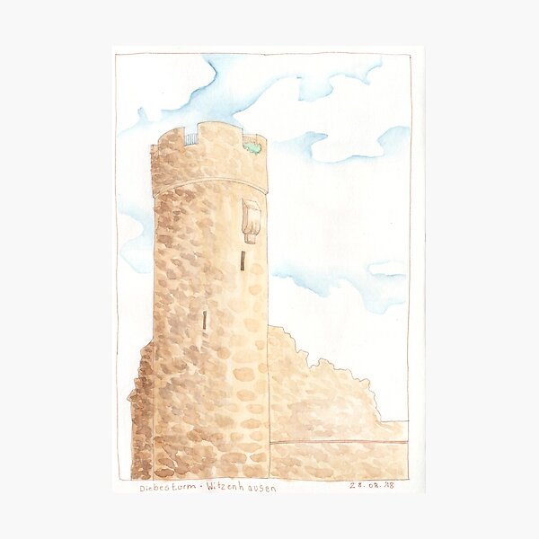 Diebesturm (Witzenhausen) Fotodruck
