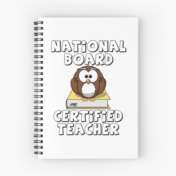 Item preview, National Board Certified Teacher Owl and Book Design designed and sold by engineram.