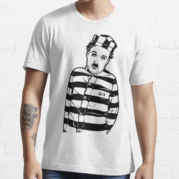 Charlie Chaplin el peregrino, 1923, diseño de carteles, impresiones, carteles, camisetas, bolsos, mujeres, hombres, niños, jóvenes Camiseta esencial
