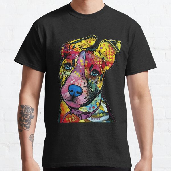 PitBull T-Shirts Colourful Pit Bulls T-Shirt Classic T-Shirt
