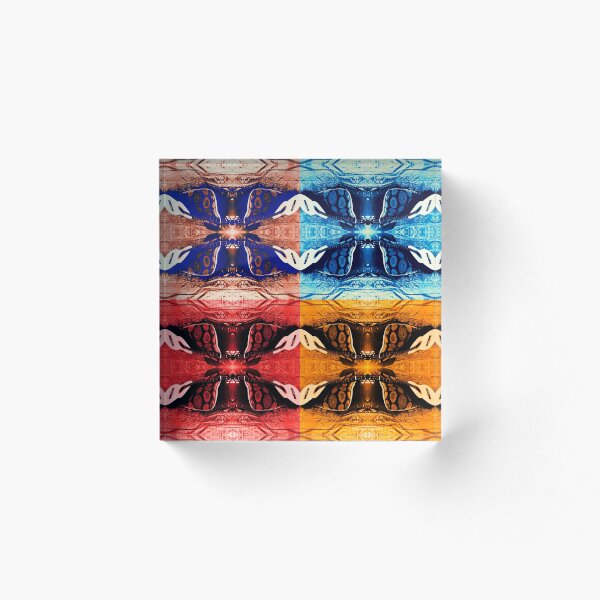Item preview, Guitar photo collage in multicolor palette designed and sold by moonstarguitar.
