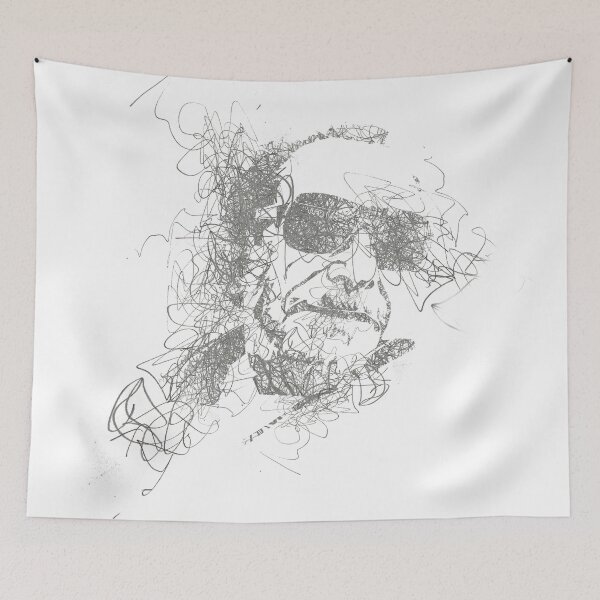 Item preview, BUKOWSKI - Pencil Scribble designed and sold by The Aloof.