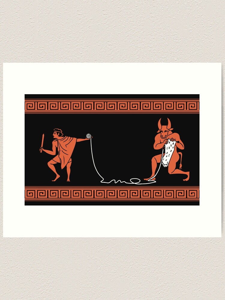 Alternate view of Crafty Minotaur Art Print