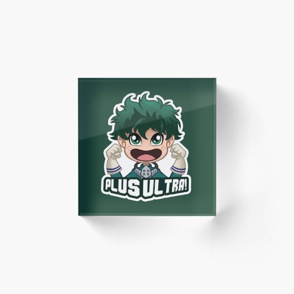 Deku Goes Plus Ultra Acrylic Block