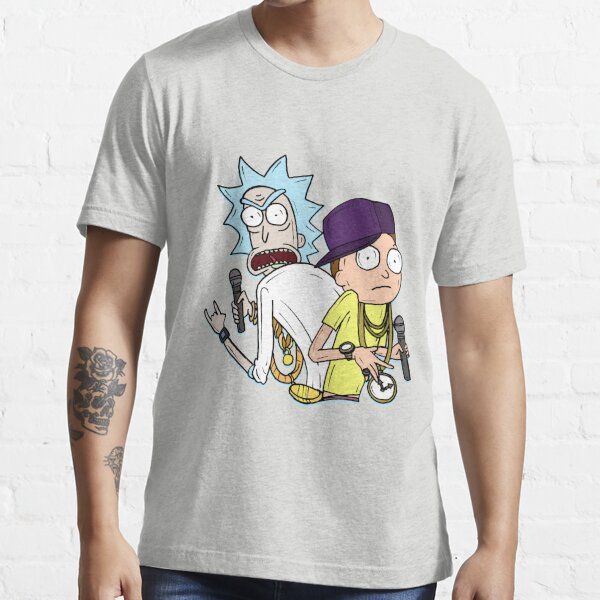 Rick and Morty™ Rap Mode "Gettin' Schwifty Wit It" Essential T-Shirt