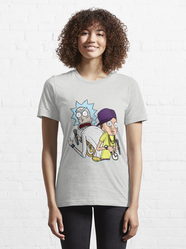 Alternate view of Rick and Morty™ Rap Mode "Gettin' Schwifty Wit It" Essential T-Shirt