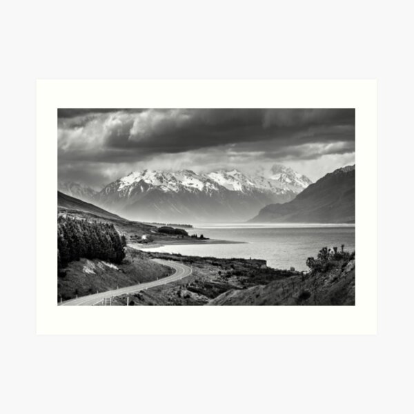 The Road to Mount Cook Sth Island ,NZ Art Print