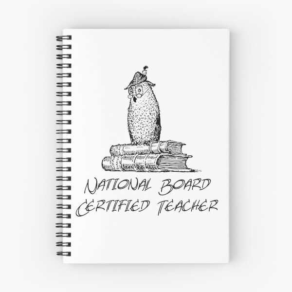 Item preview, National Board Certified Teacher Black Owl Design designed and sold by engineram.