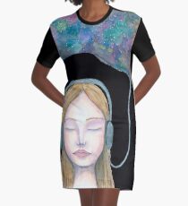 Sound Cloud Graphic T-Shirt Dress