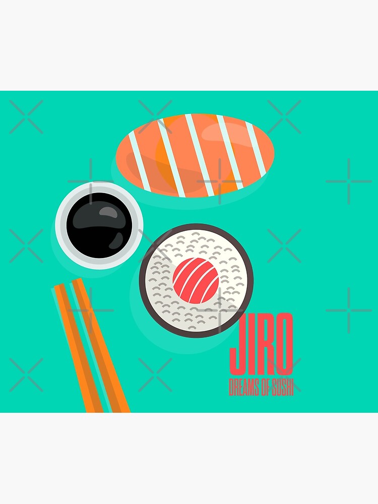Jiro dreams of sushi, David Gelb, film documentary poster, Sukiyabashi Jiro Ono, japanese chef by Spallutos