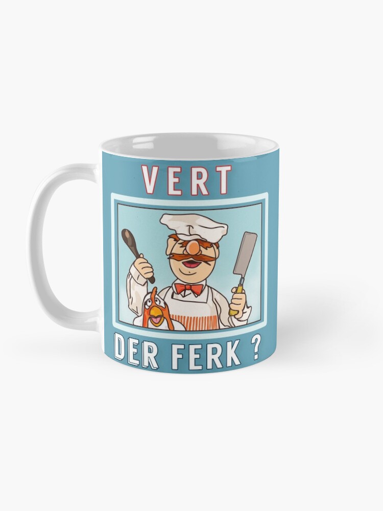 Alternate view of Vert der ferk ? Swedish Chef Mug