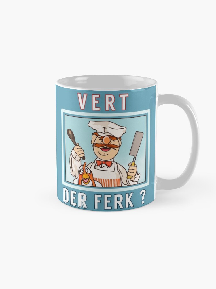 Alternate view of Vert der ferk ? Swedish Chef Mug