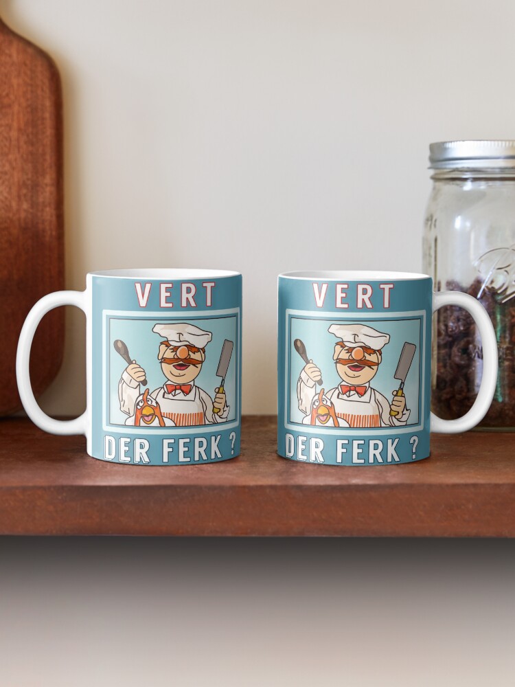 Alternate view of Vert der ferk ? Swedish Chef Mug