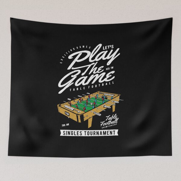 Item preview, Let's Play The Game Table Football Shirt Cool Graphic T-Shirt Great Gift for Foosball Player Unisex Short-Sleeve Jersey Tee designed and sold by Panda Branda.